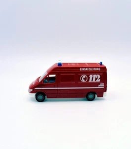modellino AUTO scala 1:87 mercedes EINSATZLEITUNG 112 modellismo da collezione - Foto 1 di 3