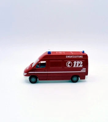 modellino AUTO scala 1:87 mercedes EINSATZLEITUNG 112 modellismo da collezione - Immagine 1 di 3
