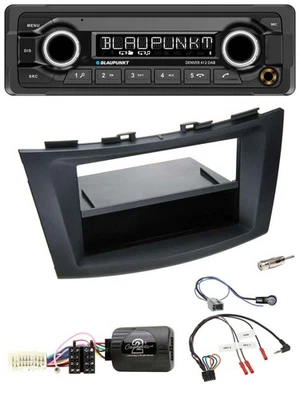 Blaupunkt Bluetooth DAB Lenkrad USB Autoradio für Suzuki Swift Sport ab 2011 sch - Bild 1 von 4