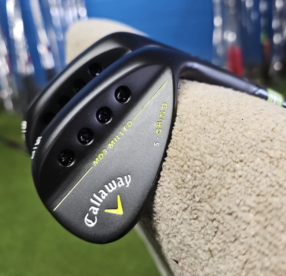 CALLAWAY MD3 MACK DADDY 3 BLACK NITRIDE 54 & 58  2 WEDGE SET SPINE ALIGNED KBS - Image 1 of 4