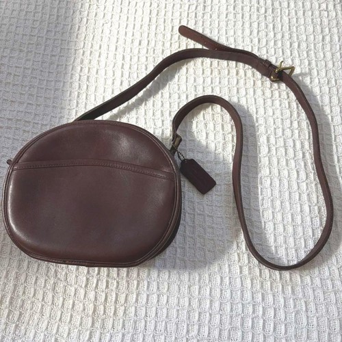 Borsa a tracolla Coach 9901 vintage forma ovale pelle marrone prezzo finale dal Giappone