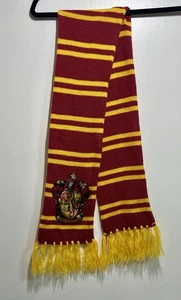 Bufanda Tejida Oficial Harry Potter Gryffindor Casa Escudo Parche Mundo Mago - Imagen 1 de 7