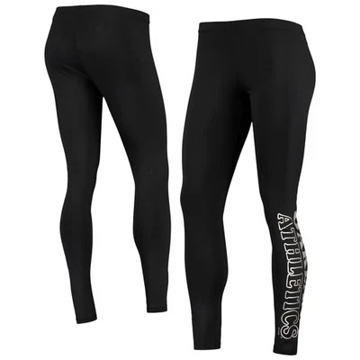 Leggings ligeros para mujer G-III 4Her by Carl Banks negros atletismo estadio Foto 1 de 4
