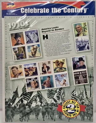 Scott #3183 32¢ 1910s Celebrate the Century Sheet of 15 Stamps - MNH-NIP-US - Image 1 of 4