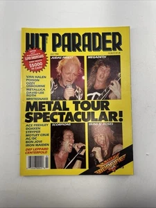 Hit Parader Magazine July 1988 Judas Priest Crue GNR Maiden Def Leppard Metal - Picture 1 of 2