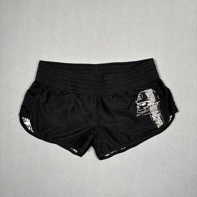 Metal Mulisha Reversible Shorts Womens 29 Black White Motocross BMX Grunge Y2K - Image 1 of 4