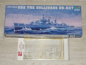 Trumpeter USS The Sullivans DD-537  mit Toms Modelworks Ätzteilsatz   1:350 - Bild 1 von 1