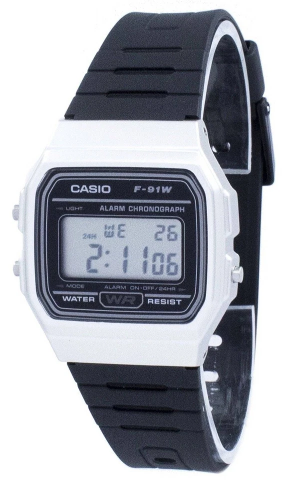 Casio Vintage Chronograph Alarm Digital F-91WM-7A F91WM-7A Orologio unisex - Immagine 1 di 4