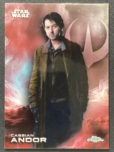 2025 Topps Chrome Star Wars Base #22 Cassian Andor *2 - Imagen 1 de 2