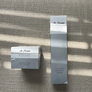 New. M.Asam Vinolift Lipopearls Collagen Booster Serum + Eye Cream Full Size - Picture 1 of 7