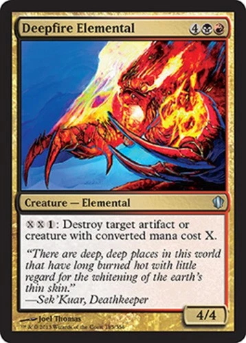 Deepfire Elemental - Commander 2013 #185/356 MTG Magic The Gathering - Image 1 of 1