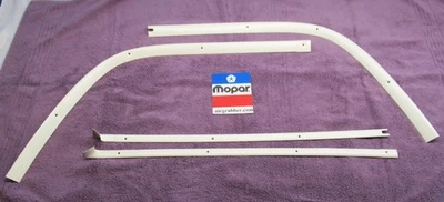 Restored 71 72 73 74 Road Runner Charger Rallye interior rear window trim white - Image 1 of 4