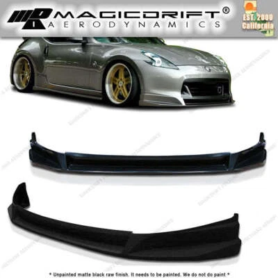 For 09 10 11 12 Nissan 370z SL Style Front Lip Poly Urethane Chin Spoiler - Image 1 of 3