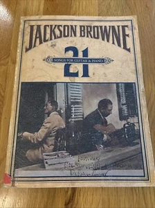 Jackson Browne, 21 Songs for Guitar & Piano, Songbook - Foto 1 di 5