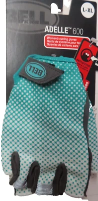 Bell Adelle 600 Women's Cycling Gloves  L-XL  #7104425  Teal  NEW - Image 1 of 2