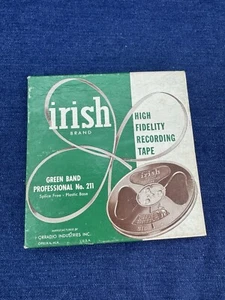 Vintage Irish Brand High Fidelity Recording Tape 1/4” X 600 Ft - Picture 1 of 9