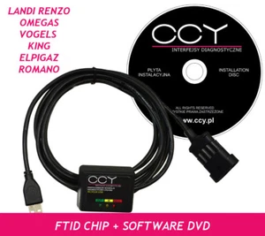 LANDI RENZO OMEGAS OISEAUX GPL CNG Interface de diagnostic USB AVEC LOGICIEL CCY - Photo 1/5