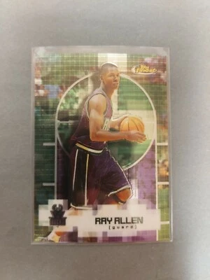 00-01 Topps Finest Ray Allen #101 Bucks Celtics Heat - Image 1 of 2