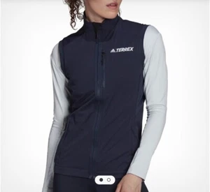 Adidas Terrex Xperior Soft Shell Vest Gilet Jacket Walking Size 6 (XS) RRP £100 - Picture 1 of 2