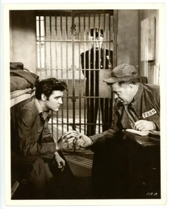ELVIS PRESLEY original double weight movie photo 1957 JAILHOUSE ROCK - Picture 1 of 2