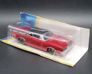 Hot Wheels 1:50 Mid-Scale ‘69 Dodge Charger Red Black Custom Design Cut Card - Picture 1 of 11