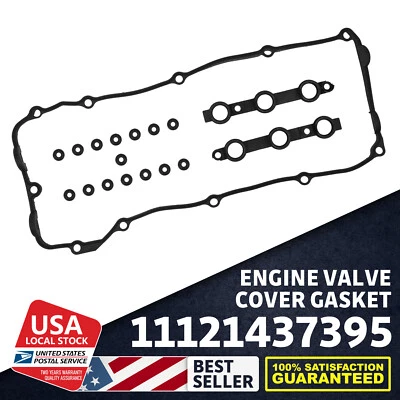 OE 11121437395 FOR BMW 325Ci M54 E46 2002-2006 Valve Cover Gasket Set w/Grommets - Image 1 of 4