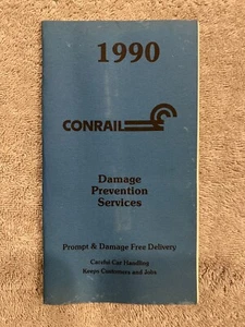 1990 Conrail Railroad Calendar Note Book - Damage Prevention Services - Picture 1 of 6