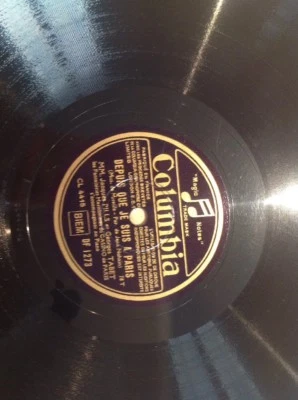 Disque Ancien 78T 1934 Columbia DF 1273 Mm Jacques Pills Et Georges Tabet - Photo 1/3