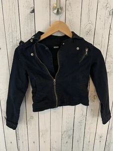 HUDSON Girl's Dark Wash Denim Jean Jacket Size Medium O3 - Picture 1 of 6