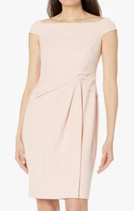 NEW W TAGS Lauren Ralph Lauren Women's Knee Length Cocktail Wrap Dress, Sz 4 - Picture 1 of 2