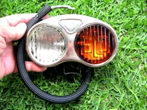 VINTAGE "SLO TAIL LITE" w/BACKUP/REVERSE LAMP~ RESTORED AND TESTED~MINT! - Picture 1 of 14