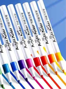 60Color Acrylic Paint Marker Set Washable Waterproof Kid Friendly DIY Art Pens - Picture 1 of 10