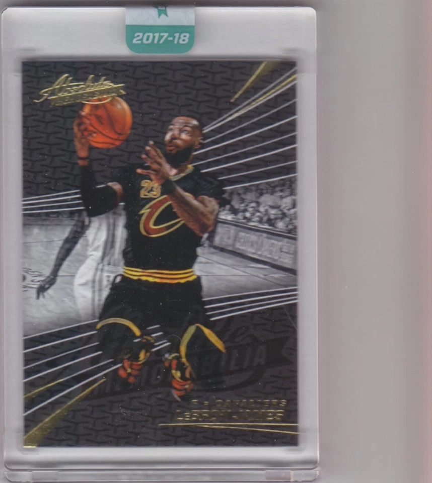 2017-18 Absolute LEBRON JAMES UNCIRCULATED ENCASED #13 CLEVELAND CAVALIERS - Image 1 of 1