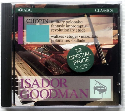 Chopin Military Polonaise Isador Goodman (CD, 1990) LIKE NEW - Image 1 of 4