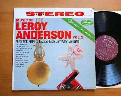SR90043 Music Of Leroy Anderson Vol. 2 Frederick Fennell Mercury ED1 Stereo LP - Image 1 of 4
