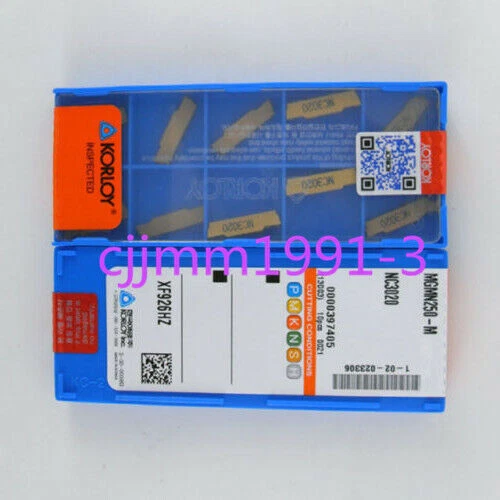 10PCS/box NEW   KORLOY CNC MGMN250-M NC3020  #T2 - Bild 1 von 4