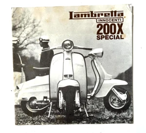 Original Lambretta SX200 Sales Leaflet - Italian - Picture 1 of 10
