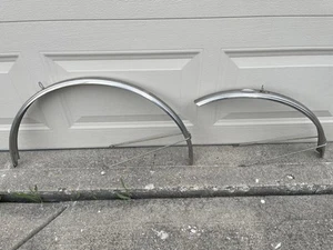 Very Rare Vintage Blue John Deere Bicycle Fenders Set - Picture 1 of 8