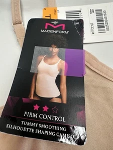 Maidenform Firm Control Tummy Silhouette Shaping Camisole Size Small - Picture 1 of 8