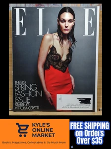 Elle Magazine MARCH 2024 The Big Spring Fashion Issue Starring Vittoria Ceretti - Imagen 1 de 21