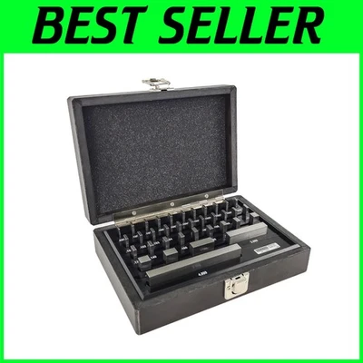 Mirror-Finished 36-Piece Calibration Gage Block Set for Precision and Durability - Image 1 of 4