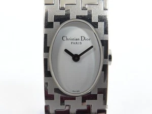 Christian Dior Ladies Watch Quartz Miss Dior D70-100 White Battery Replaced - Picture 1 of 14