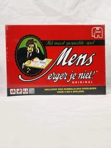 Mens Erger Je Niet! Jumbo 372 Board Game Made In Netherlands New Sealed - Picture 1 of 2