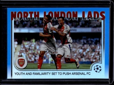 2024-25 Topps UEFA Club Competitions North London Lads Blue Foil #/125 - Image 1 of 2