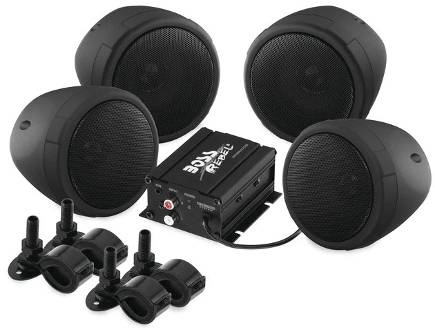 Boss Audio MC470 Handlebar Speaker System 1000W Black - Image 1 of 1