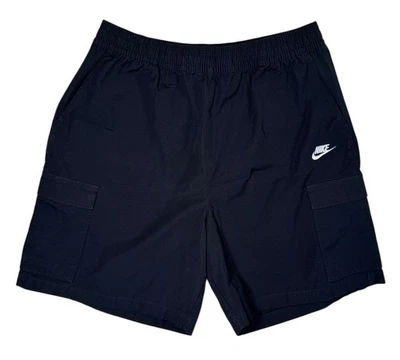 Nike Club Woven Cargo Shorts Black FB1246-010 Men's Size XL - Image 1 of 4