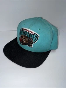 Mitchell & Ness Vancouver Grizzlies wool Snapback Hat Cap One Size Blk - Picture 1 of 9