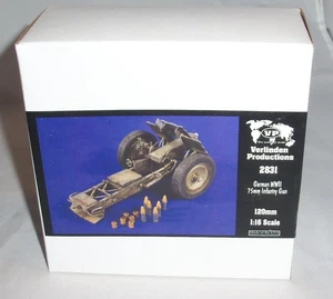 VERLINDEN 120MM 1/16 GERMAN WWII 75MM INFANTRY GUN LE.IG 18 7,5CM 2831 NIB - Bild 1 von 2