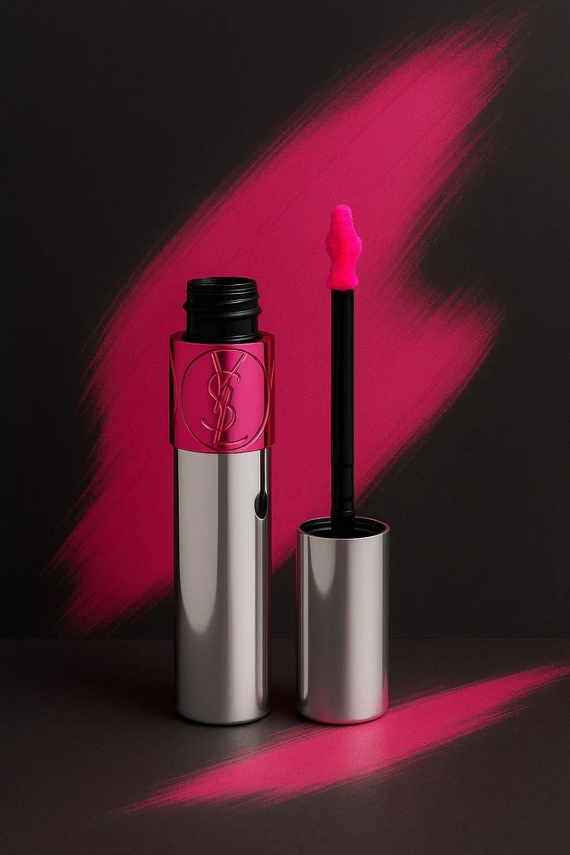 Yves Saint Laurent - Potenciador de labios con tinte en aceite Volupté - Cherry My Cherie - 0,20 oz Foto 1 de 4