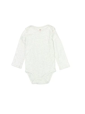 Серебряный боди с длинным рукавом Just One You Made by Carter's для девочек 24 месяца - Изображение 1 из 2